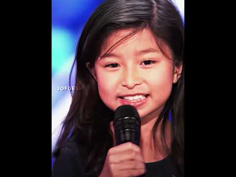 This 9 year old girl surprised everyone with her singing😮