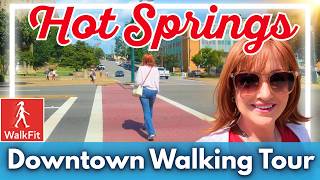 Hot Springs Arkansas Walking Tour | 🛁 Bathhouse Row, Downtown & Local Shops 🛍️