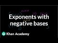 Understanding Exponents with Negative Numbers