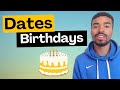 Saying Your Birthday and Dates in Spanish