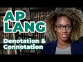 Exploring Denotation and Connotation in AP English Language