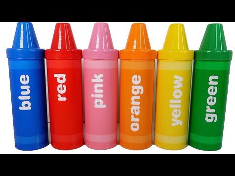 Learn Colors & Spelling with Fun Crayon Toys! 🖍️ Educational Video for Kids & Toddlers