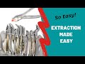 Maxillary and Mandibular Forceps Usage