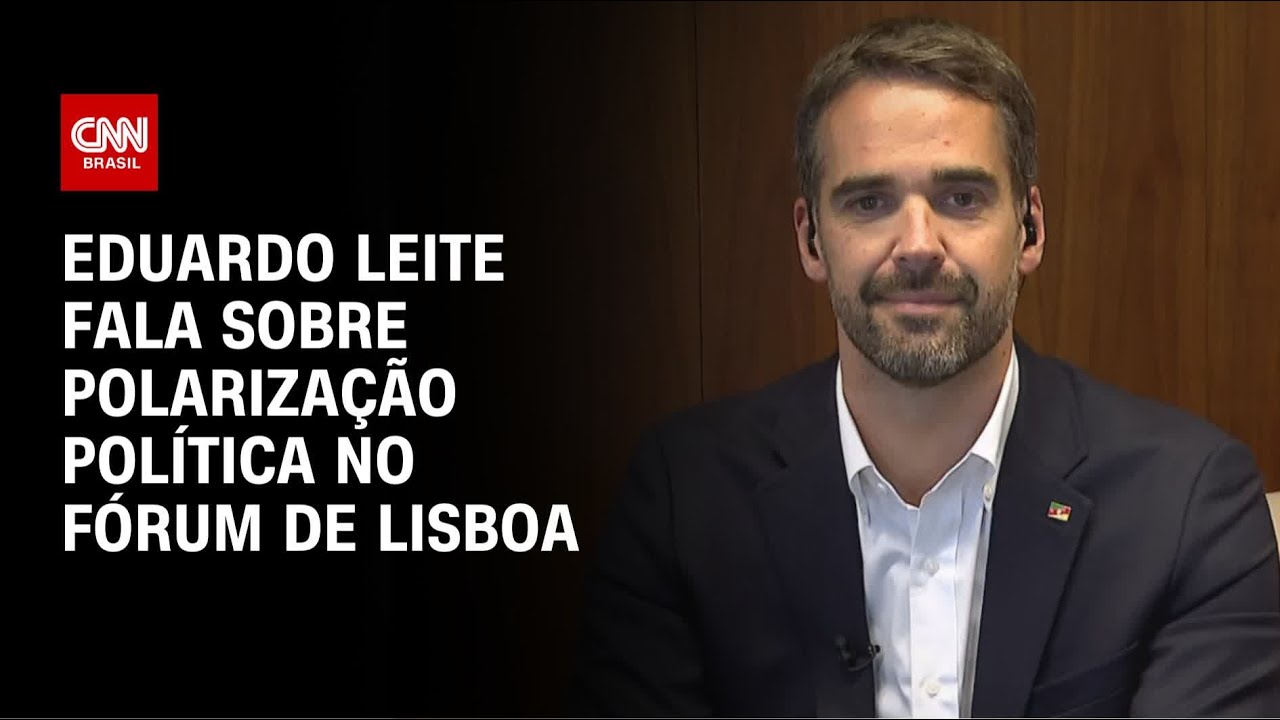 Eduardo Leite Brasil precisa superar essa polarização | CNN 360º