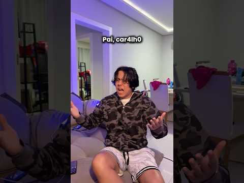 Quando o pai testa o filho 🤣