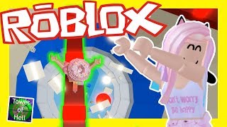 crystal casi se muere del coraje l tower of hell l roblox youtube