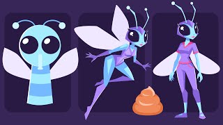 Sprunki OC Buzzy but Humanized | Incredibox Sprunki Animation
