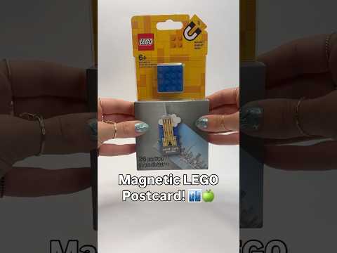 Magnetic LEGO Postcard with the Empire State Building!🏙️🍏 #postcard #legomini #empirestatebuilding