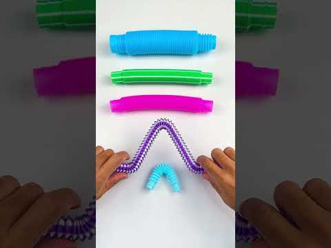 POP-TUBE Creating asmr #satisfyingvideos #toys #relaxing #creative #diy #oddasmr #poptubesounds