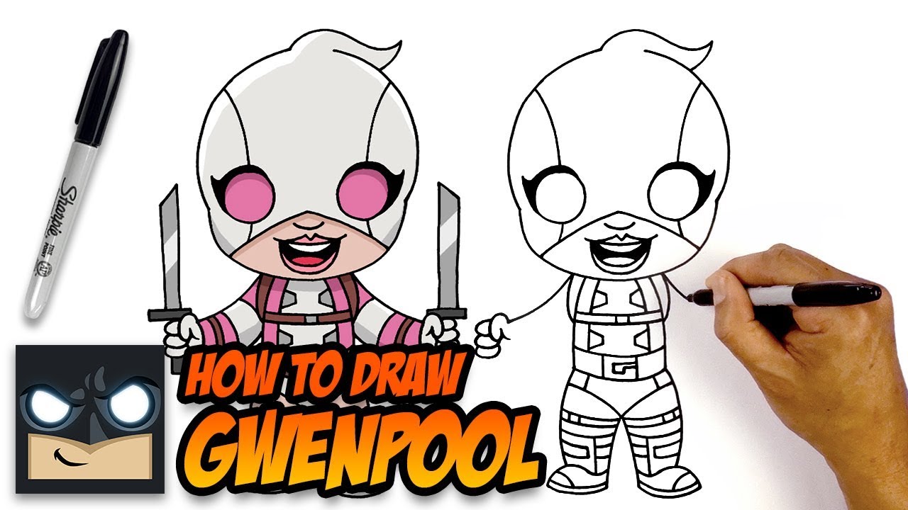 How to Draw Gwenpool - Drawing Tutorial for Beginners