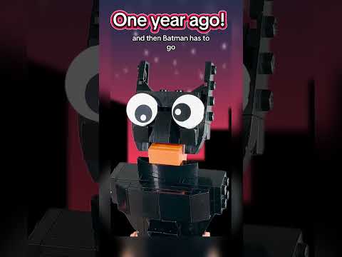 Batman vs Bat-man | will it get violent🩸? @PunkeyDoodles8 #lego #brickseparator #Batman #comedy