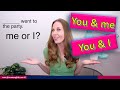 Understanding 'I' vs 'Me' Usage