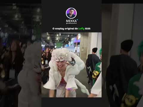 O melhor cosplay do Luffy 🤣 #luffy #zoro #onepiece #animes #otaku