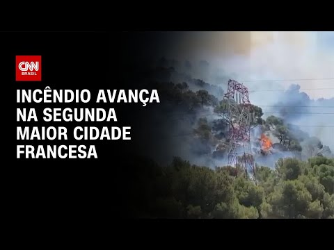 ​Aeroporto de Marselha fecha devido a incêndios florestais no sul da França | LIVE CNN