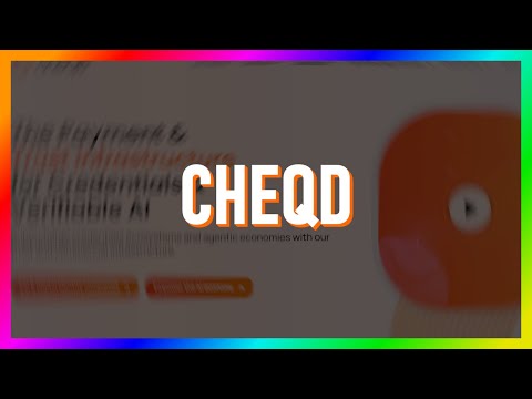 CHEQD - Verifiable AI solutions empowering token growth and our future with multiple use cases!