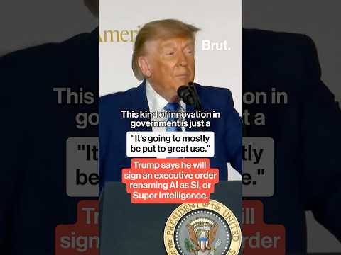 Trump wants to <strong>rename</strong> AI “Super Intelligence”