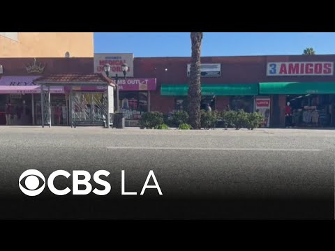 YouTube video thumbnail: Small Businesses in Huntington Park Struggle Amid Immigration Raids