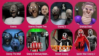 Granny,Granny 2,Granny 3,Granny 4,Granny The Mall,Venom Granny,Spider Man Granny 2,Grumpy Gran