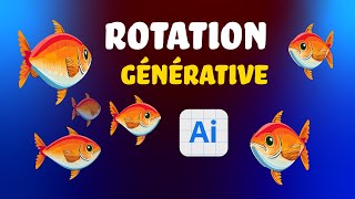 Découvrez cette nouvelle commande révolutionnaire dans Illustrator Beta : ➡️ Rotation générative 💖