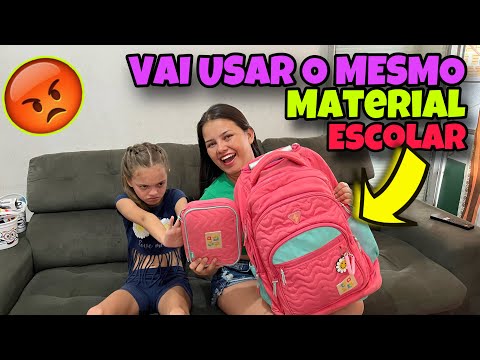 😂TROLLEI MINHA FILHA| NÃO VOU COMPRAR MATERIAL ESCOLAR 2025