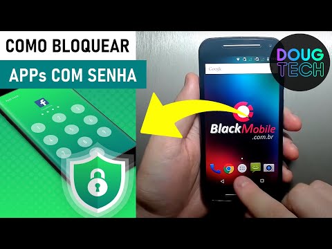 Como Colocar SENHA nos APLICATIVOS em Motorola Antigo