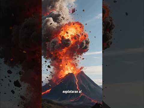 🌋 ¿Qué pasaría si TODOS los volcanes del mundo hicieran erupción a la vez? #shorts
