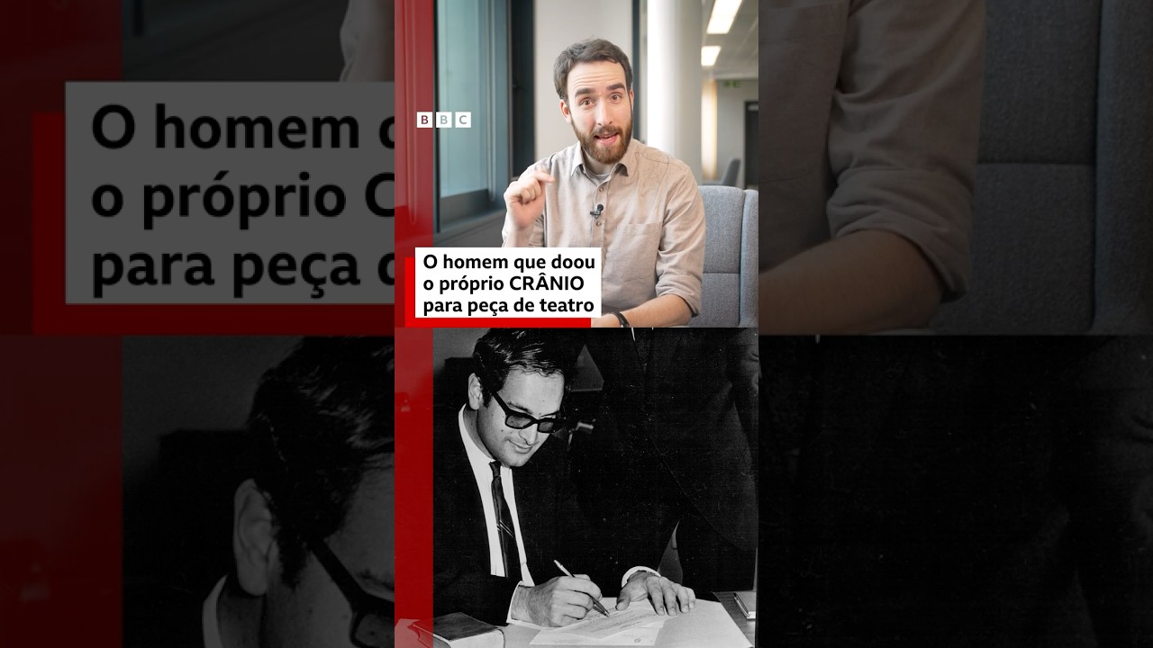 Ele doou o próprio crânio para o Teatro 🧠🎭