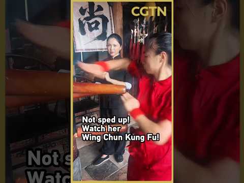 How fast can a 16-year-old Chinese girl practice Wing Chun?