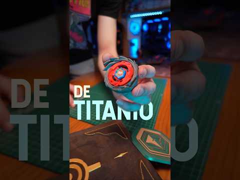 Vamos a poner a prueba el Beyblade de titanio!! #maker #3dprinting #3dprint #impresion3d #beyblade