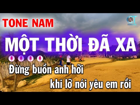 karaoke một thời đã xa rumba tone nam | karaoke làng hoa