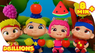 Deliciosas frutas y verduras con Bebé DB + Más D Billions Canciones Infantiles