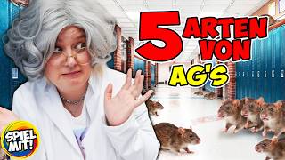 5 Arten von AGs in der Schule! Von Sport bis zu Ratten auf dem Schulhof!