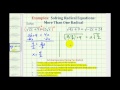 Solving Radical Equations and Simplifying Expressions