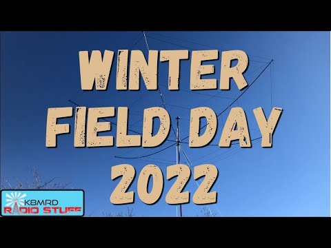 Winter Field Day 2022.  This is how you #HamHarder.