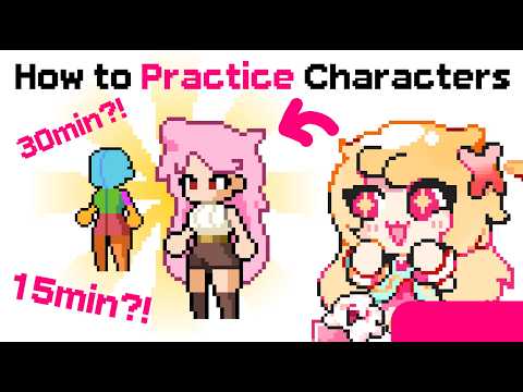 15-30min Practice for Pixel Art Characters (Beginners 2026)