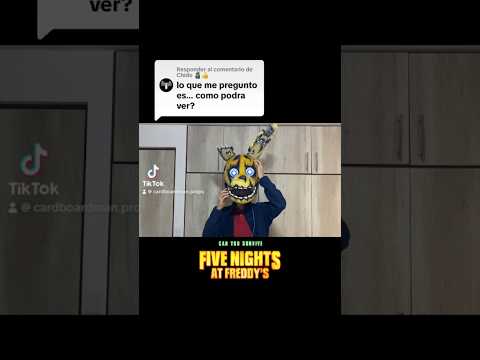 Cómo veo en el traje de Springtrap? #fnaf #fnafmovie
