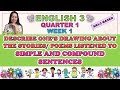 Understanding Simple and Compound Sentences