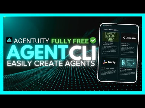 Agentuity CLI: Fastest & Easiest Way to Create AI Agents! MCP + Toolkit + Agent UI!