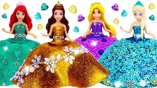 Sparkling Outfits for Disney Princess Mini Dolls