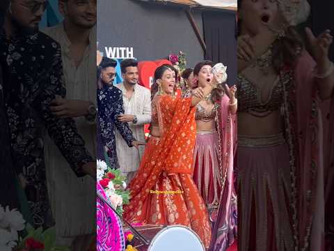 Alls enjoy avika gor wedding ceremony #rubinadilaik #hinakhan #ishamalviya #munawarfaruqui #shorts
