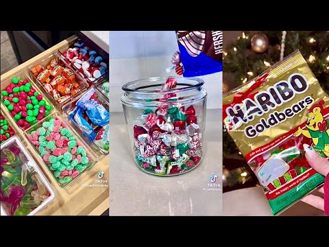 Satisfying ASMR Christmas Candy Restocking 🍭🎄