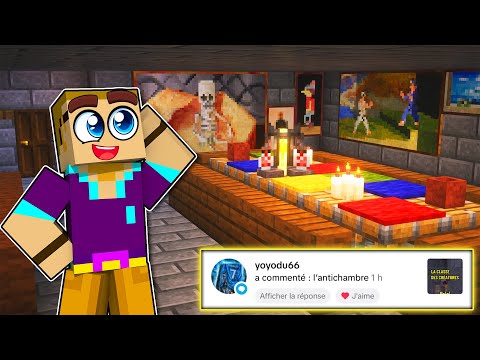 🔴Minecraft Poudlard - Le CHAT choisit les salles du château 🏰 (Portrait)