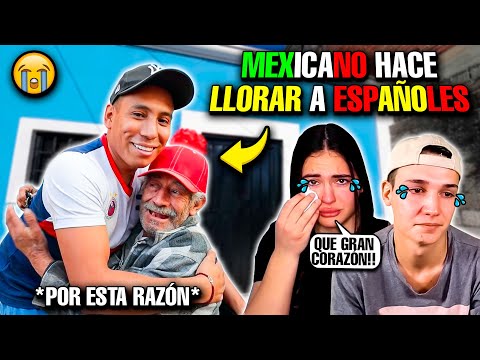 El GRAN CORAZÓN de un MEXICANO hace LLORAR a ESPAÑOLES😭🇲🇽 MIS SOBRINOS REACCIONAN 🇪🇸