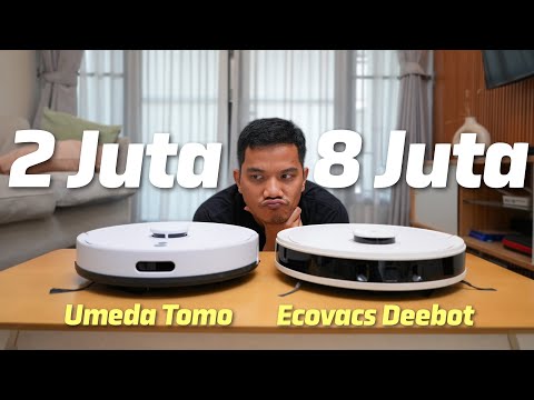 Robot Vacuum 2 Juta vs 8 Juta, Apa Bedanya? Umeda Tomo Zoom Laser | Ecovacs Deebot N8 Pro+