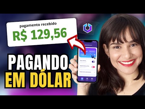 💸JEITO PREGUIÇO DE GANHAR DINHEIRO ONLINE | TESTEI NOVO APLICATIVO DE RENDA PASSIVA (PAGOU EM DÓLAR)