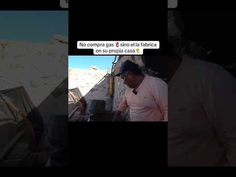 Tiene gas infinito💨,gracias a su biodigestor🧯crd:ExplorandoZacatecas🎥YT #farmer #biology #rancho