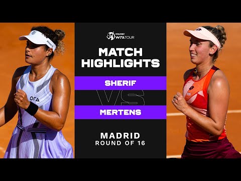 Mayar Sherif vs. Elise Mertens | 2023 Madrid Round of 16 | WTA Match Highlights