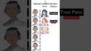 Sensei's totally normal relationship