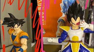 Goku vs Vegeta: Saiyan Saga. Stop motion animation.