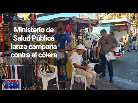 Ministerio de Salud Pública lanza campaña contra el cólera